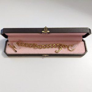 Juicy Couture gold bracelet with box